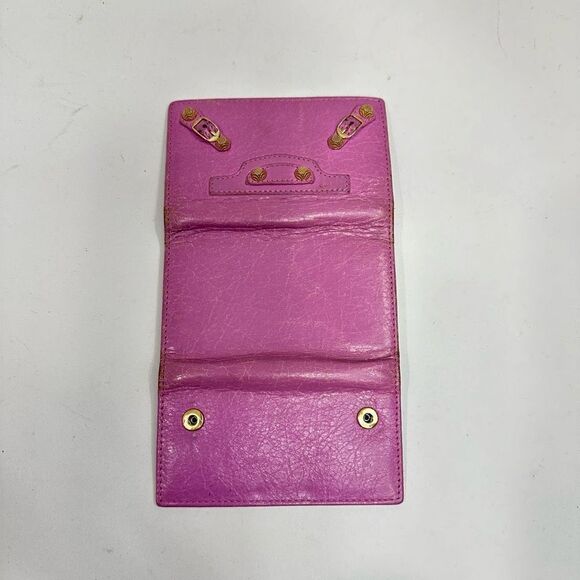 Balenciaga Osaka Pink Leather 6 Ring Key Holder - Picture 5 of 10